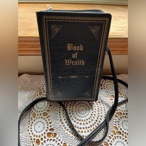 Book of Wealth "Book" Bag Crossbody Shoulder Bag